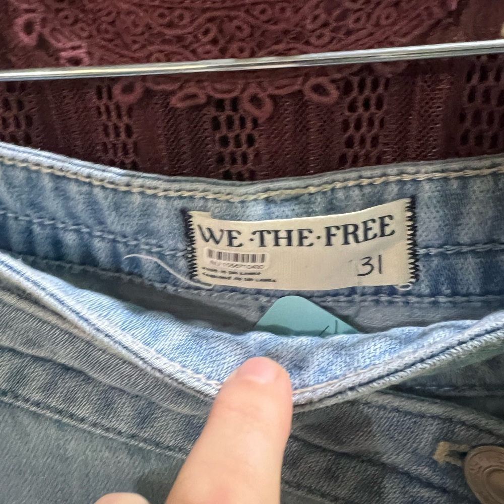 We The Free Light Blue Denim skirt - Picture 3 of 3